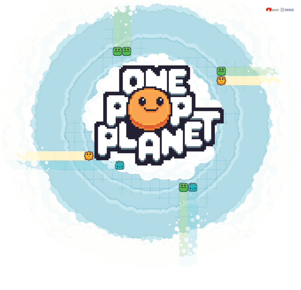 One Pop Planet logo.